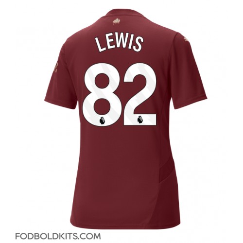 Manchester City Rico Lewis #82 Tredjetrøje Dame 2024-25 Kortærmet